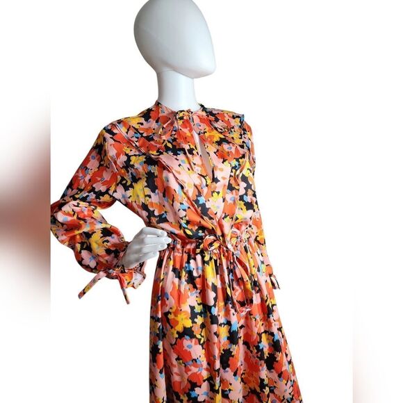 Plan C Multicolor Long Sleeve Dress - Picture 12 of 13